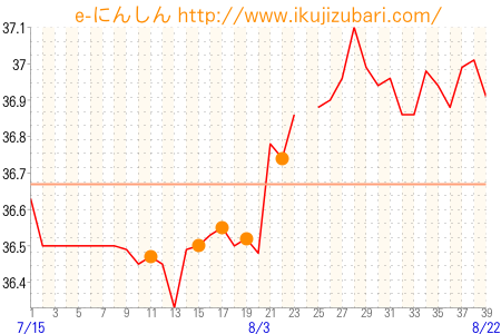 基礎体温グラフ