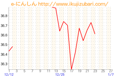 基礎体温グラフ