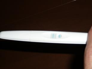 妊娠検査薬の陽性
