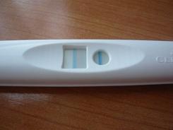 妊娠検査薬の陽性