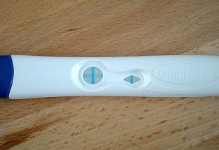 妊娠検査薬の陽性