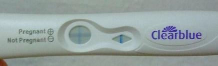 妊娠検査薬の陽性