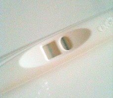 妊娠検査薬の陽性