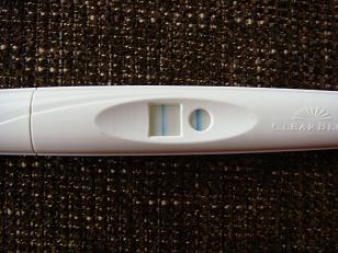 妊娠検査薬の陽性