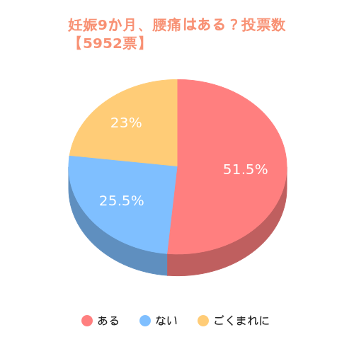 妊娠9か月、腰痛はありますか？
